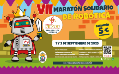 Academia Cervantes vuelve a apostar por Fundación Nipace en su VII Maratón Solidario de Robótica