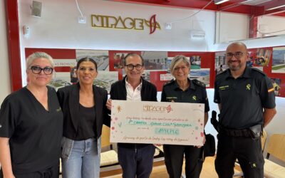 La Guardia Civil de Guadalajara nos entrega más de 1.500 euros recaudados en su I Carrera Popular